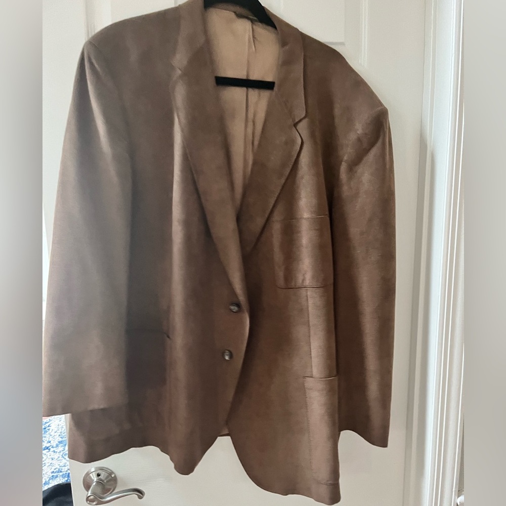 John vance vintage men’s suede sport coat